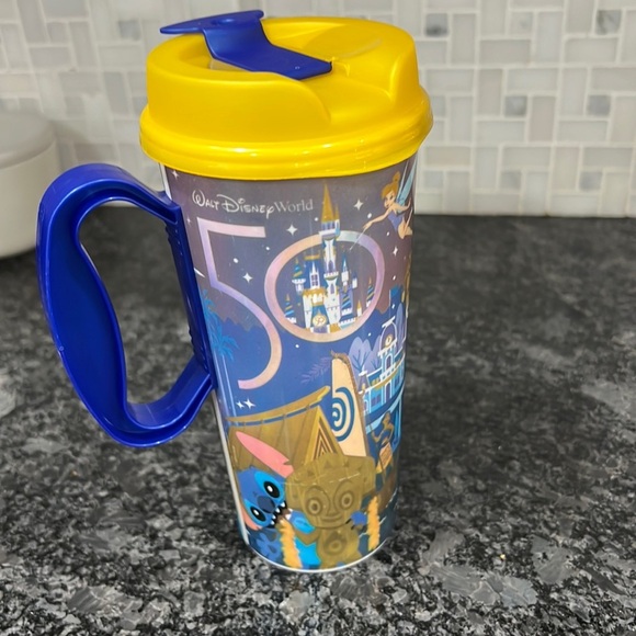 🥤 Disney World’s 50th Anniversary travel cup - Picture 1 of 6